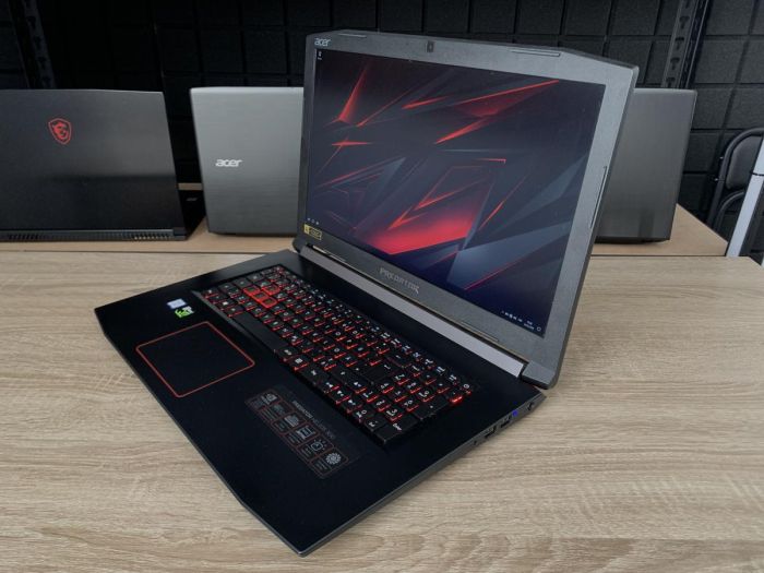 Ноутбук Acer Predator 17,3 i7-7700HQ 8Gb 512SSD 1Tb HDD GTX1060 Б/В