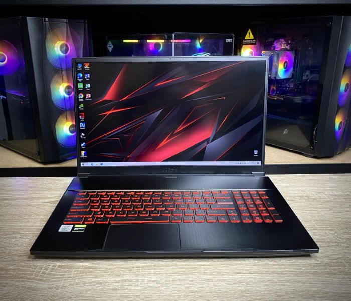 Ноутбук MSI GF-75 ( 17* ) I5-10300H 16Gb 512SSD GTX1650 144Hz Б/В