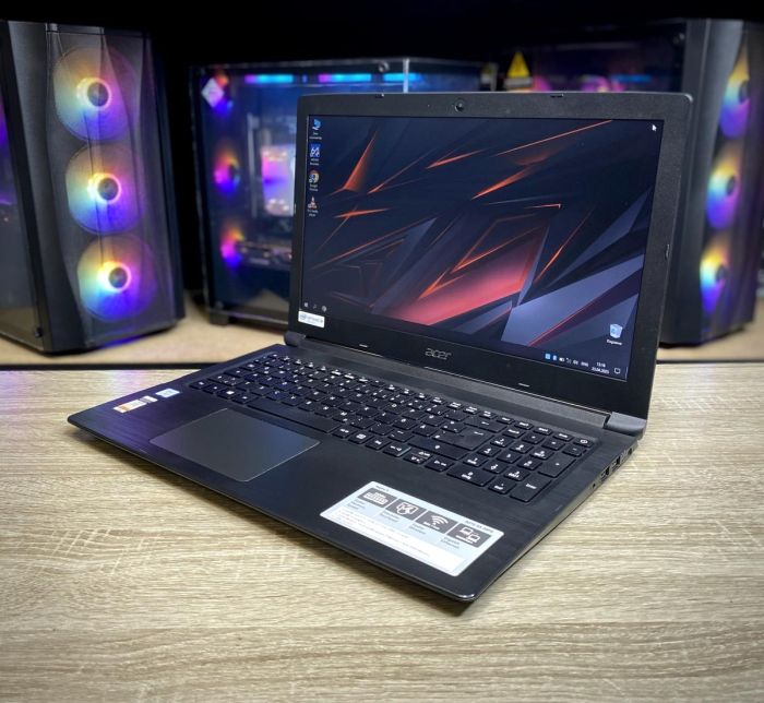Ноутбук Acer Aspire 3 i3-7020U 4Gb 1Tb HDD HD Graphics