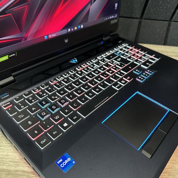 Ноутбук Acer Predator ph517-52 17" 2K 165Hz QI7-11800H/32GB/500SSD/RTX3070-8GB (Ор.Кор) Б/В