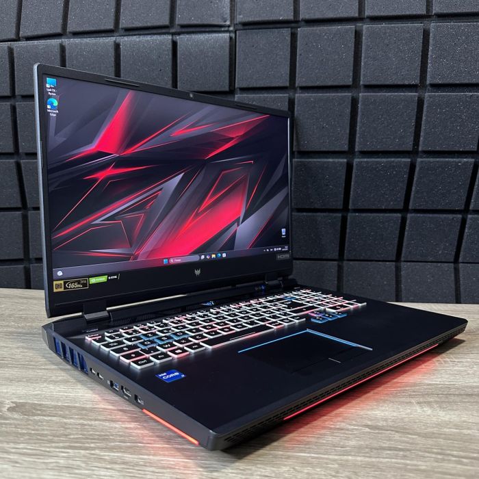 Ноутбук Acer Predator ph517-52 17" 2K 165Hz QI7-11800H/32GB/500SSD/RTX3070-8GB (Ор.Кор) Б/В
