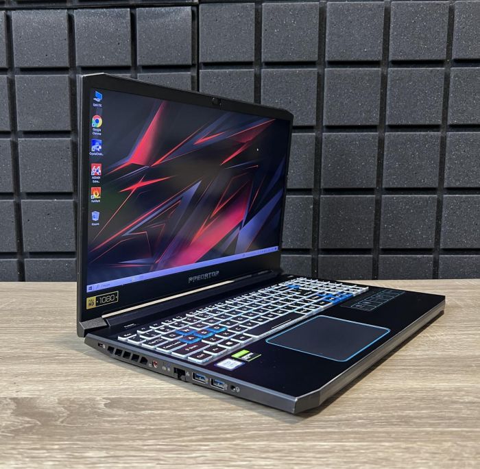 Ноутбук Acer Predator 144Hz i7-9750H/16GB/256SSD+256SSD/GTX1660Ti-6GB Б/В