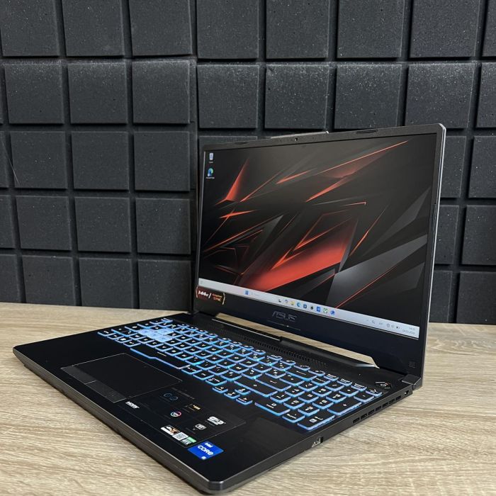 Ноутук Asus Tuf F15 FX506HC 144Hz i5-11400H/8GB/512SSD/RTX3050-4GB Б/В