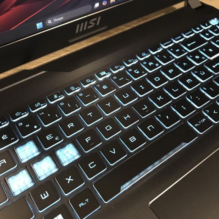 Ноутбук MSI CYBORG 15 A12VF 144Hz I5-12450H/16GB/512GB SSD/RTX4060-8GB Б/В