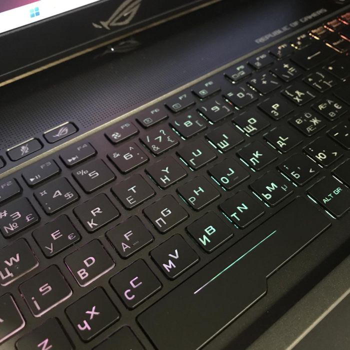 Ноутбук Asus ROG Zephyrus 144Hz i7-8750H/16GB/512SSD/GTX1070-8GB Б/В