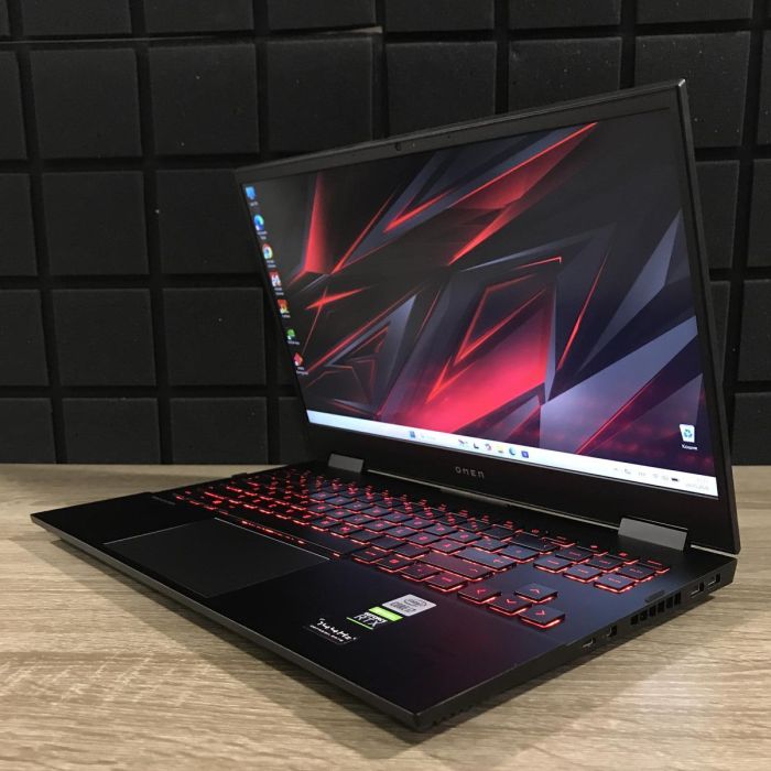 Ноутбук HP Omen 15 144Hz i7-10870H/16GB /512SSD/RTX3070-8GB Б/В