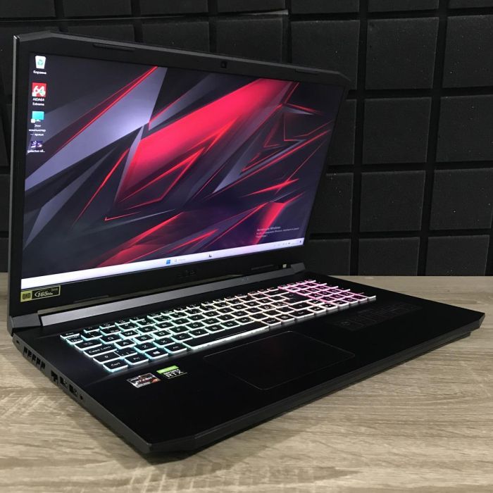 Ноутбук Acer Nitro AN517-41 17" 2K 165Hz Ryzen 7 5800H/32GB/1TbSSD/RTX3070-8GB Б/В