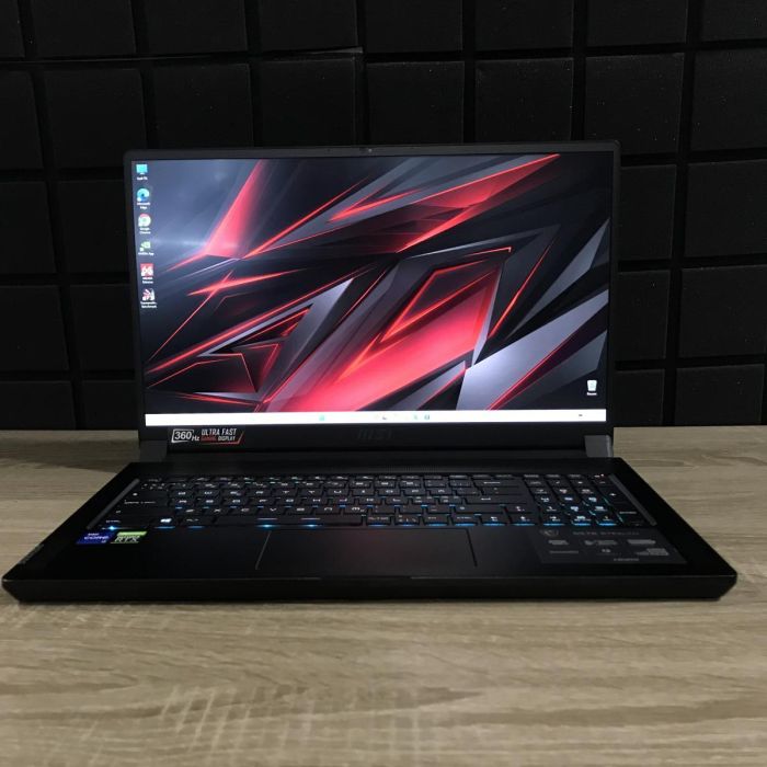 Ноутбук MSI GS76 Stealth 11UG 360Hz 17,3" i7-11800H/32GB/1TBSSD/RTX3070-8GB Б/В