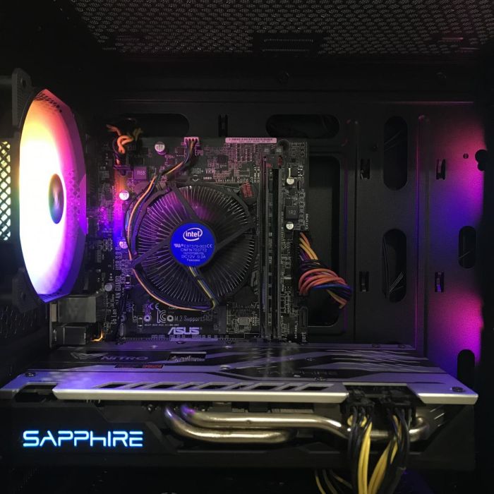 ПК 1stPlayer X4-M i5-7600/16GB/240SSD+640HDD/RX570-8GB Б/В