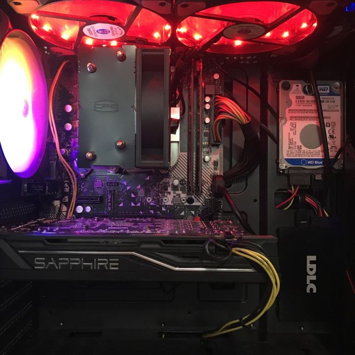 ПК AERO Light Ryzen 3 2200G/16Gb/120SSD+500HDD/RX470-4Gb Б/В