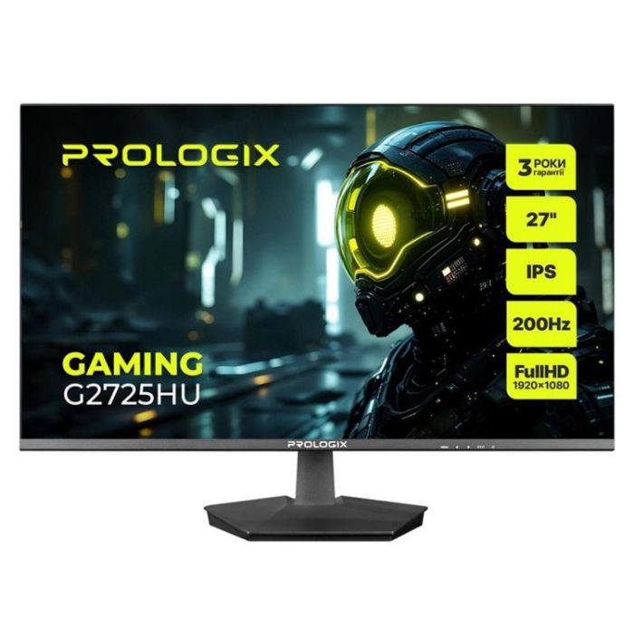 Монітор Prologix 27" 200Hz Gaming G2725HU Black NEW
