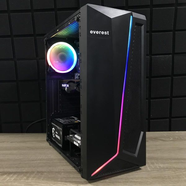 ПК Everest Ryzen 5 1600/16GB/256SSD+1TBHDD/RX5700XT-8GB Б/В