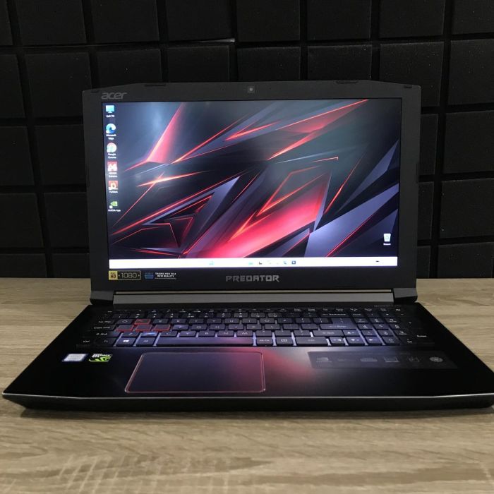 Ноутбук Acer Predator PH315-51 144Hz I7-8750H/16GB/1TBSSD/GTX1060-6GB Б/В