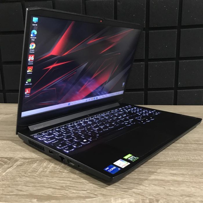 Ноутбук Lenovo IdeaPad Gaming 3 165Hz i5-11300H/16GB/512SSD/RTX3050TI-4GB Б/В