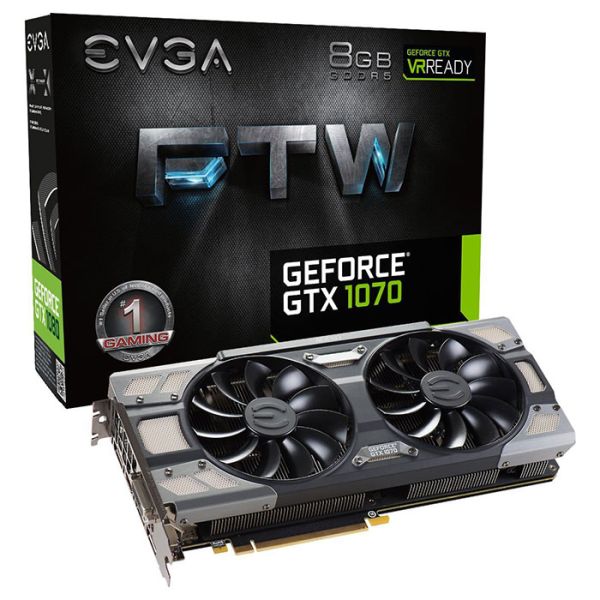 Відеокарта EVGA Nvidia GTX 1070-8Gb