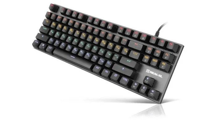 Клавіатура REAL-EL M 05 Grey, USB, механічна