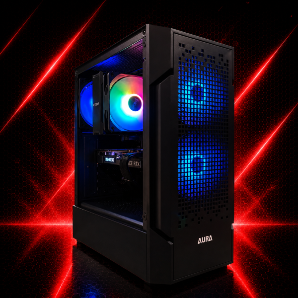 Ігровий ПК AURA Ryzen 5 8400F/16GB/512SSD/RTX3070-8Gb Б/В