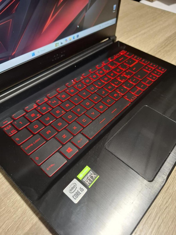 Ноутбук MSI Thin 15 144Hz i5-10500H/16Gb/512SSD/Nvidia RTX3060-6Gb Б/В