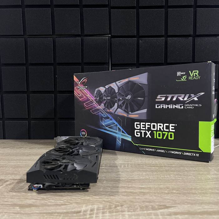 Відеокарта Asus ROG STRIX geforce GTX1070-8gb Б/В