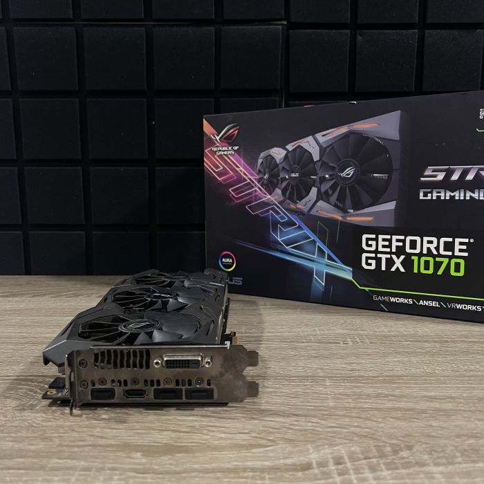 Відеокарта Asus ROG STRIX geforce GTX1070-8gb Б/В