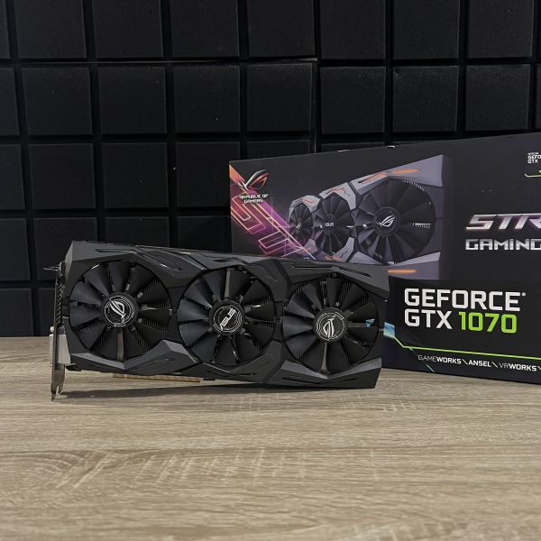 Відеокарта Asus ROG STRIX geforce GTX1070-8gb Б/В