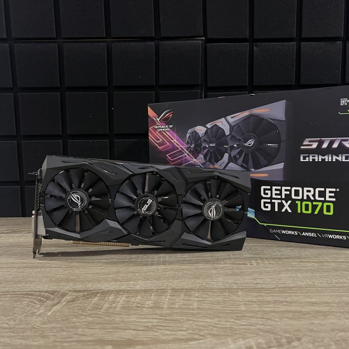 Відеокарта Asus ROG STRIX geforce GTX1070-8gb Б/В