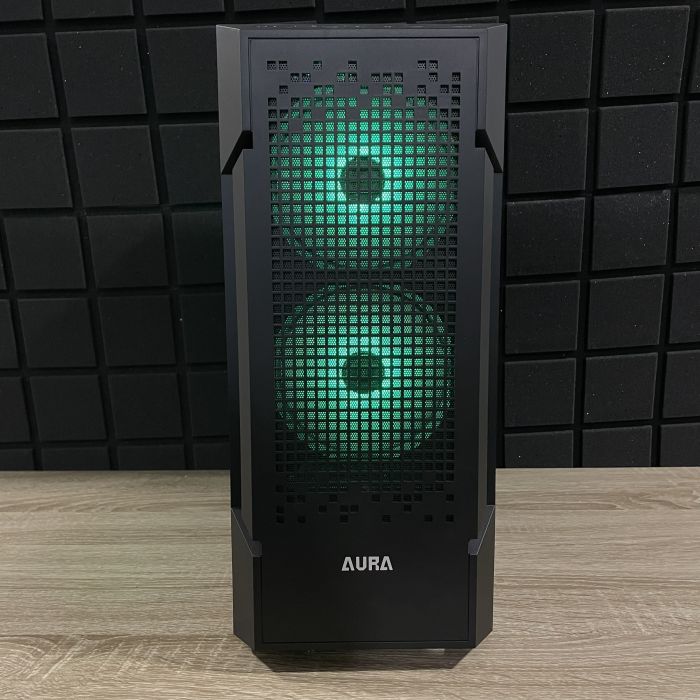 Ігровий ПК AURA Black Ryzen 5 2600/16GB/128SSD+750HDD/RX580-8GB Б/В