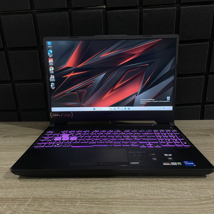 Ноутбук ASUS TUF Gaming F15 i5-11400H/16GB/512SSD/RTX3050TI-4GB Б/В