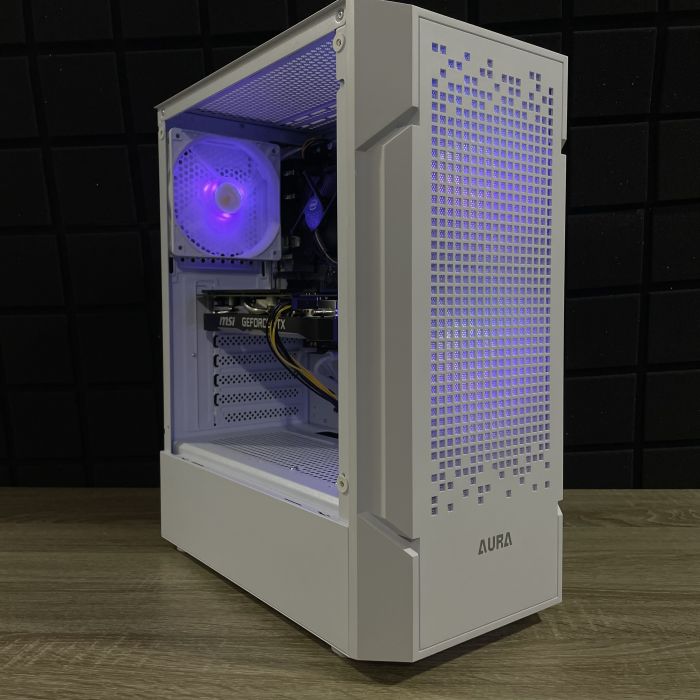 ПК AURA White I5-9400F/16GB/120SSD+750HDD/RTX2060-6GB Б/В
