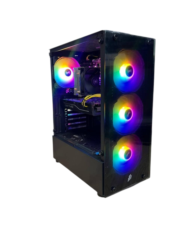 ПК FIRE V2 Ryzen 5 2600X/16Gb/256SSD+500HDD/RX470-4Gb Б/В