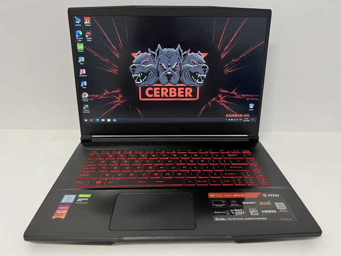 Ігровий ноутбук MSI i7-9750H 16Gb 500SSD GTX1050Ti