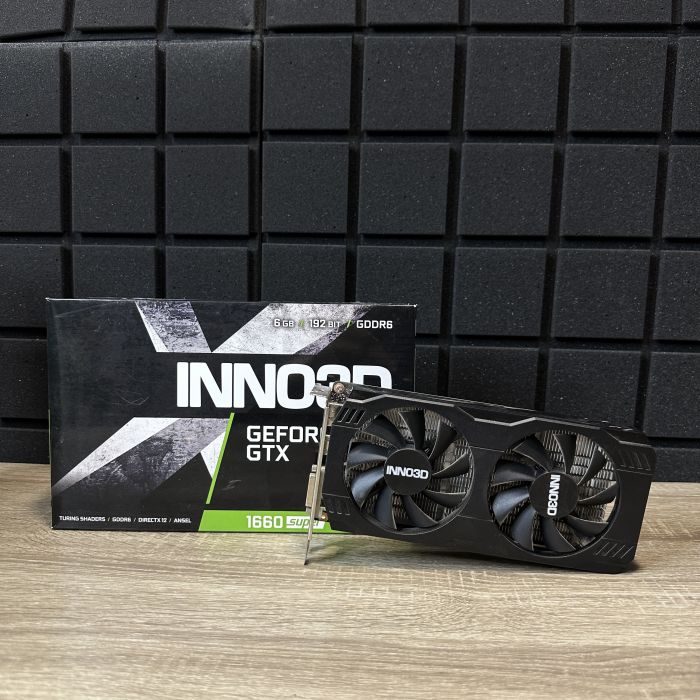 Відеокарта INNO3D Geforce GTX1660super-6GB  Б/В