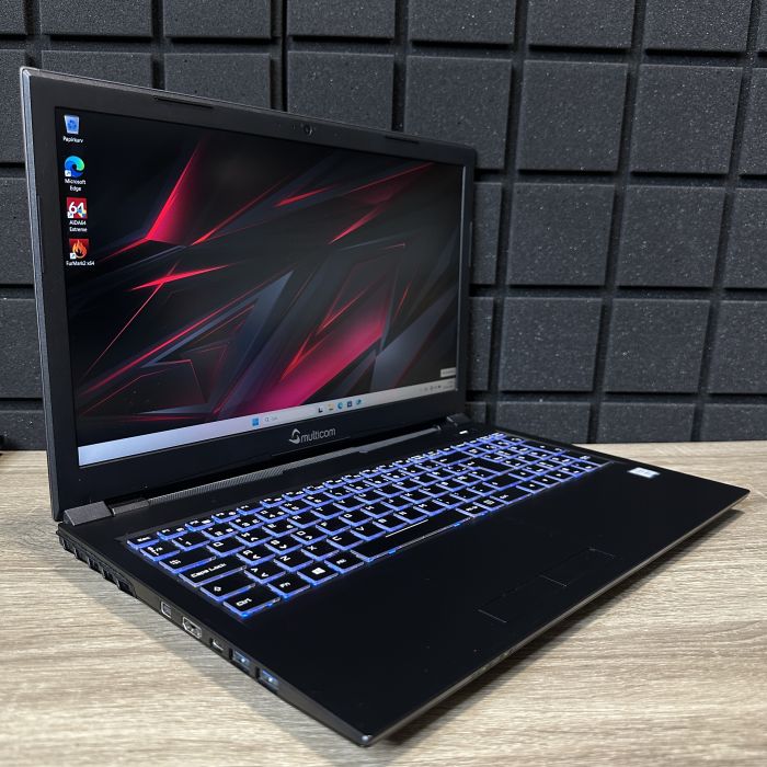 Ноутбук Multicom 120Hz i5-8400/8Gb/240SSD+1Tb HDD/GTX1050Ti-4Gb Б/В