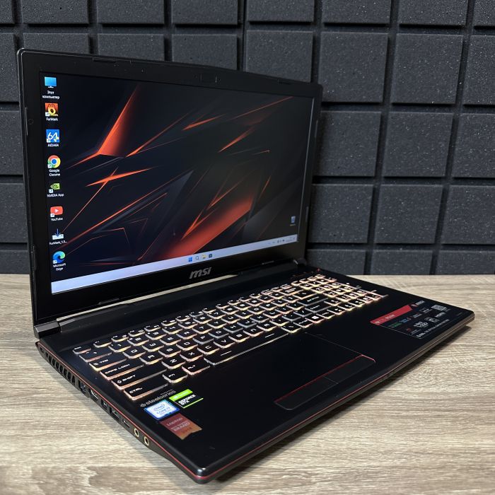 Ноутбук MSI GL95DK i7-9750H/32Gb/512SSD/GTX1660Ti-6GB Б/В