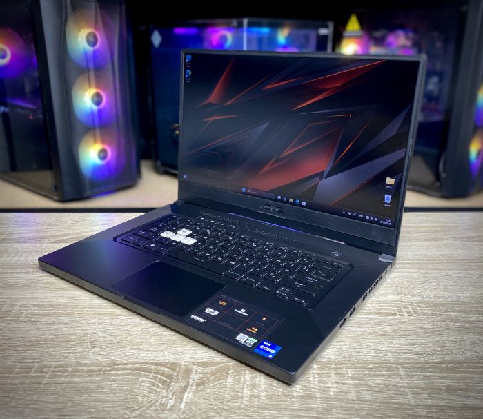 ноутбук ASUS TUF F15 i7-11370H 24Gb 512SSD Nvidia RTX3070 Б/В