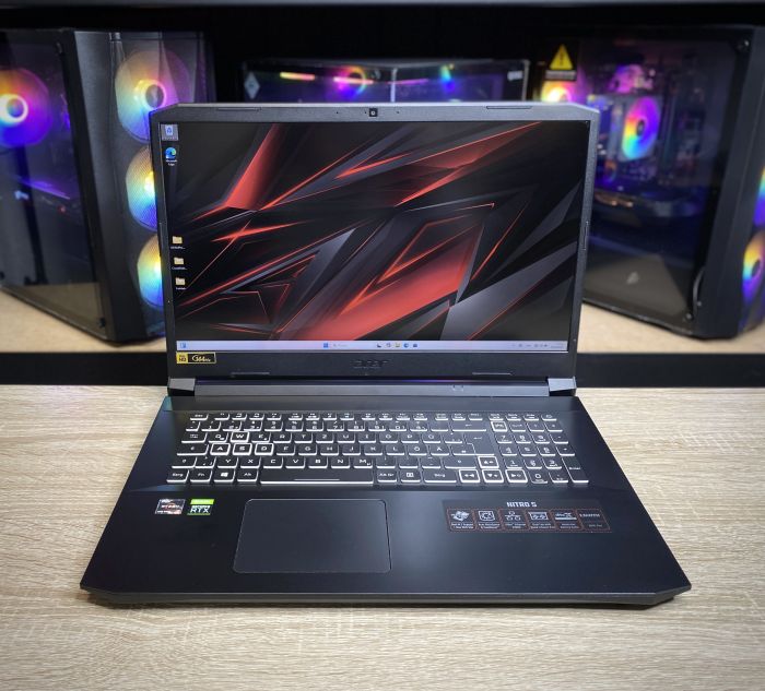 Ноутбук Acer nitro 5 ( Ryzen 7 5800H ) 16Gb 1Tb SSD RTX 3070 Б/В