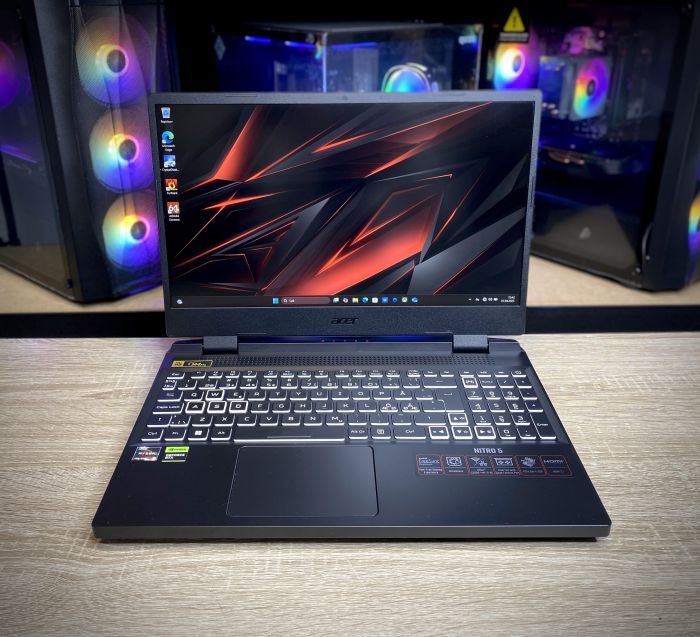Ноутбук Acer nitro 5 Ryzen 5 6600H 16Gb 512SSD RTX3070 Ti Б/В