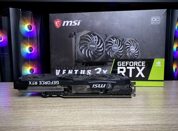Відеокарта MSI Ventus 3x RTX 3070 - 8Gb Б/В
