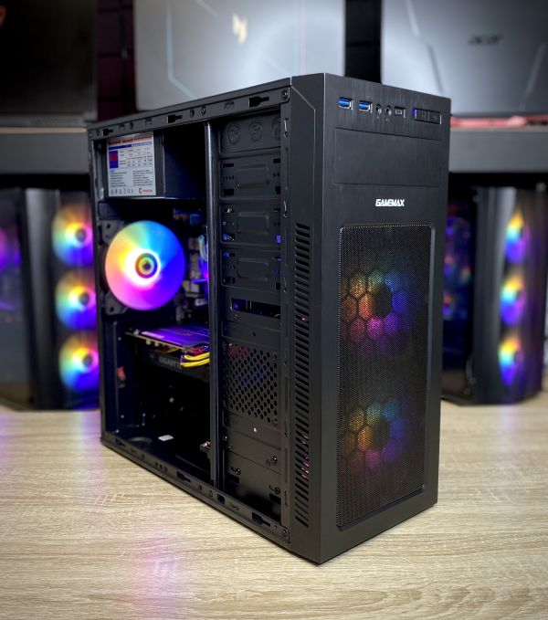 ПК I7-7700 16Gb 120SSD GTX1660 Super 500HDD 500W Б/В