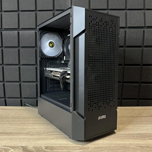 ПК AURA Ryzen 5 2600X/16GB/128SSD+1TbHDD/RX580-8GB