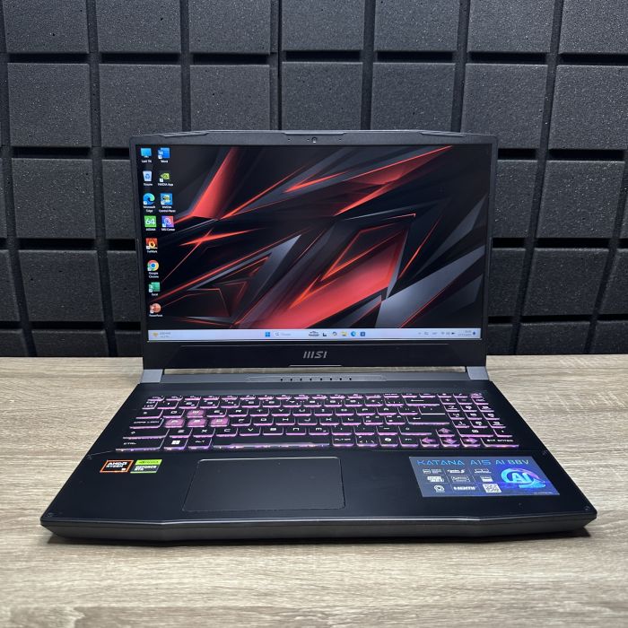 Ноутбук MSI Katana A15 144Hz Ryzen 9-8945HS/16GB/1Tb SSD/RTX4070 - 8gb Б/В