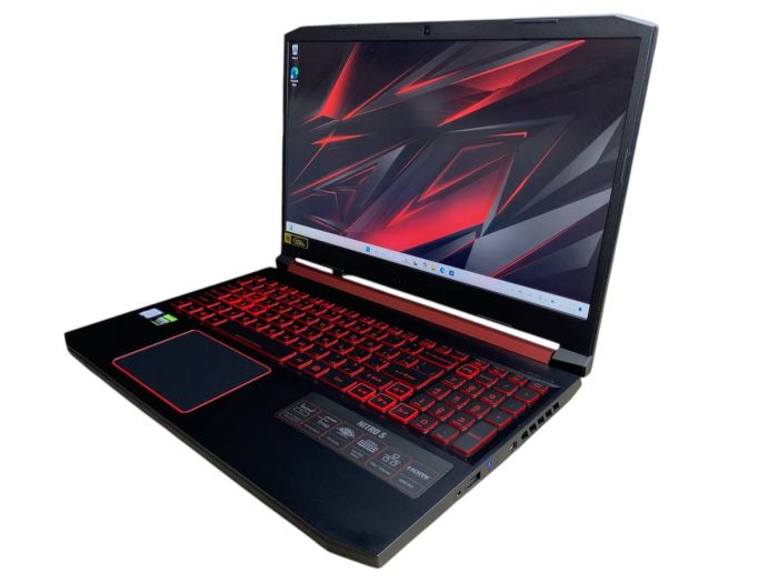 ноутбук Acer nitro 5 AN515-54 I5-9300H RAM 16GB SSD 500GB RTX 2060 Б/В