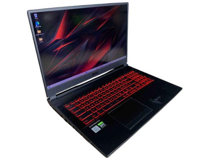 ноутбук MSI 17 i7-10750H 24Gb 500SSD RTX 2070 Б/В