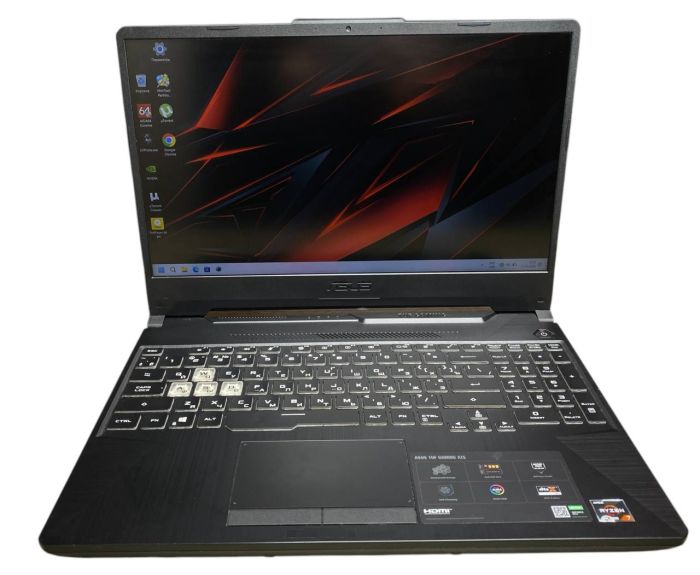 Ноутбук Asus Tuf Gaming A15 Ryzen 7 4800H 32Gb 240SSD 512SSD GTX 1660TI Б/В