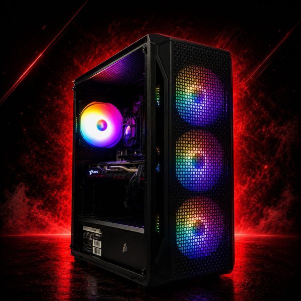 ПК 1stPlayer X5-BK i5-4570/16Gb/120SSD+500HDD/RX470-4Gb Б/В